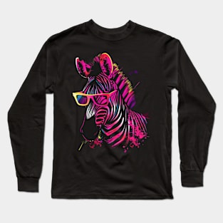 Zebra Natural Nuisance Long Sleeve T-Shirt